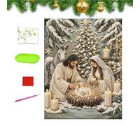 Kit De Arte Con Perlas Del Belén Manualidades Religiosas Interactivas