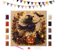 Kit De Arte Con Perlas Halloween Manualidades Hogar Fantasmas Y Tenebrosos