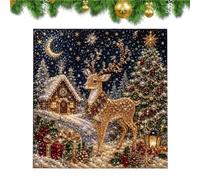 Kit De Arte Con Perlas Navideñas Decoración De Pared Hecha A Mano Para