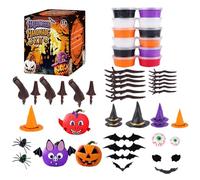 Kit De Arte De Arcilla De Calabaza - Suministros De Artesanía De Halloween, Mini Herramientas Educativas | Mini Creación De Calabaza, Modelado De Juguetes Para Niños, Estudiantes, Guardería, Acceso