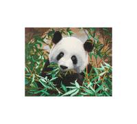 Kit de arte de cristal cuadro bordado de diamante 40x50cm Panda