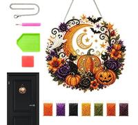 Kit de arte de gemas decorativo, 18,6 x 19,3 x 1 cm, de Halloween