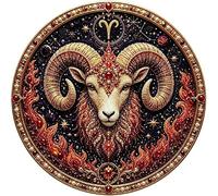 Kit de arte de perlas con 12 signos del zodiaco, temática de constelación redonda, obra de arte con cuentas, juego de manualidades de astrología hecho a mano, regalo de horóscopo para decoración de
