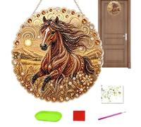 Kit de Arte de Perlas Decoración Mural De Animales Y Flores Con Brillo