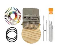 Kit de arte de reparación, herramientas de renovación portátiles con ganchos para vaqueros, kit de punto para piezas, para hombres, abuela, principiantes, sastres diseñadores