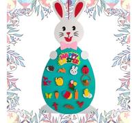 Kit de artesanía de conejito de fieltro, Craft de conejito de Pascua FIENTA