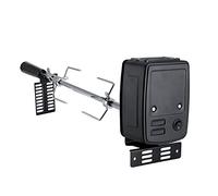 Kit de Asador para Parrilla, Kit de Asador Universal para Barbacoa, Varilla para Escupir de Acero Inoxidable, Tenedores para Carne con Motor Eléctrico