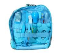 Kit de aseo para el cuidado de la salud del bebé, aspirador nasal para bebés, cortaúñas, juego de cepillo para el pelo, kit de cuidado de limpieza diario para recién nacidos, 13 piezas/juego, estilo