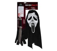 Kit De Asesino Ghost Face Scream Con Cambiador De Voz