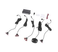 Kit de Asistencia de Marcha atrás con Sensor de de Respaldo Incorporado de 16,5 mm para automóvil con zumbador de Audio de Ayuda al estacionamiento para vehículos Camiones SUV (Gris)