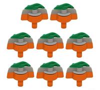 Kit de aspersor de jardín 8pcs con diseño giratorio para riego de invernadero de granja de césped y cobertura de agua
