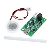 Kit de atomizador humidificador 5V USB Driver Board con disco de cerámica para bricolaje Mist Maker Fogger Repair Placa de 16 mm