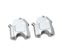 Kit De Aumento De Altura Del Manillar Para Motocicletas Para YINGANG Super Mini 150 YG150-23, Adaptador De Montaje Trasero compatible(Plata,22mm)