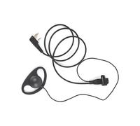 Kit de Auriculares con Auricular de un Solo Cable MIC PTT Mic D en Forma de 2 Pines Radio Auricular Walkie Talkie Gancho para la Oreja
