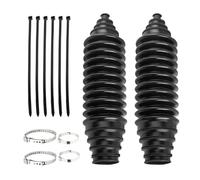 Kit de auriculares de dirección - Silicona 22,3 cm 8,78 pulgadas | Piñón y cremallera con diseño impermeable, protección contra el polvo, mantenimiento del | Juego de fuelles para tirantes Reparazi