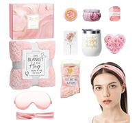 Kit De Autocuidado Para Mujeres - Cesta De Autocuidado Para Cumpleaños De Mujeres | Caja De Bienestar Y Amistad Para Recuperación Postparto Ducha Nupcial Jubilación Celebración Universidad Cuidado