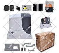 Kit de automatización con motor corredero Nice RB600KCE 600 kg BlueBus BD Robuskit
