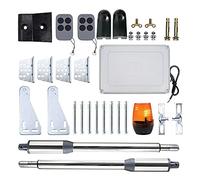 Kit de automatización puertas batientes PNI MAB300, con 2 motores de 40W, mandos a distancia y panel de control, fotocélulas y lámpara, longitud de puerta 2 x 2,5 m máx, peso de puerta 200Kg