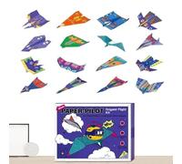 Kit De Avión De Papel,16 Plantillas Creativas De Hoja A De Avión Para - Para Viaje Hogar Cumpleaños Vacaciones Aula Aprendizaje Familia Interior Escuela De 6 A 12 Años
