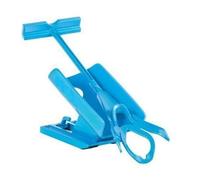 Kit de ayuda para calcetines fácil de poner y quitar, sin dolor, sin doblarse, estirar o tensar, para embarazo y lesiones, herramienta de vida, color azul