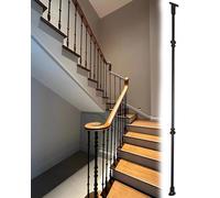 Kit de balaustres de barandilla de escalera, husillos de seguridad duraderos para escaleras de loft interior y villa, asegurando la seguridad para todas las edades