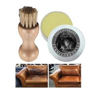 Kit de bálsamo para el cuidado del , solución de acondicionamiento y reparación, abrillantador de muebles restaurador, fórmula incluida con cepillo con acabado protector, revitaliza tapicería