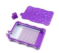 Kit de bandeja de diamantes de imitación genérico - Herramienta de organización de pintura artística degradado PC | Bandeja de clasificación portátil 37 g, artesanía Đe Lapidation Dôe Perlas Dide