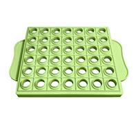 Kit de bandeja de llenado de bálsamo labial DIY con espátula de 42 agujeros | Juego de recipientes de manualidades fáciles para niñas en casa | Herramienta de cuidado de labios de belleza con base