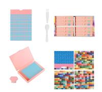 Kit de Bandejas para Pintura 5D DIY (12 piezas, rosa)