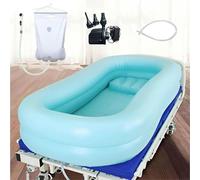 Kit de bañera inflable para bañar a personas mayores y discapacitadas, portátil con bomba de aire para un uso cómodo