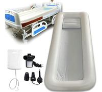 Kit de bañera inflable para bañar a personas mayores y discapacitadas, portátil con bomba de aire para un uso cómodo