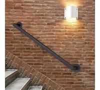 Kit de barandilla de escalera ajustable para escaleras de 1 m a 3 m, sistema il para interiores y exteriores, barandilla de seguridad de 400 cm para el hogar, cubiertas y escaleras