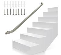 Kit de barandilla de hierro forjado para escaleras de 120 cm, soporte de seguridad interior y exterior para niños y adultos, barandillas seguras para la seguridad del hogar