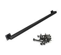 Kit de barandilla de metal para escaleras, 2,7 m, hierro forjado, uso en interiores y exteriores, capacidad de peso de 200 kg, solución de seguridad completa para escaleras de 1/1,5/2 m