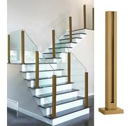 Kit de barandilla de vidrio duradero para escaleras, porche, balcón, terraza y patio, incluye opciones de esquina de 90° y medio para un diseño seguro y elegante del hogar