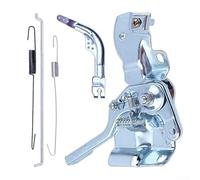 Kit de barra de conexión de gobernador de resorte de retorno de palanca de control del acelerador de metal compatible con Gx200 para Gx160 Gx140 5.5hp 6.5hp piezas de motor pequeñas acabado plateado