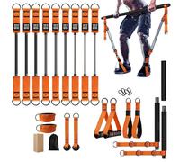 Kit de barra de pilates con bandas de resistencia, equipo de ejercicio para moldear el cuerpo, equipo de pilates portátil para hombros, cintura, piernas, apartamentos, habitantes, profesionales