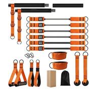 Kit De Barra De Pilates para Mujeres De Pilates Portátil con Resistencia | Equipo Ejercicio Para Gimnasio Entrenamiento Muscular, Casa, Gym, Mujeres, Hombres, Principiantes, Atletas