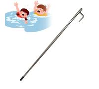 Kit de barra de salvamento telescópico con gancho de rescate para emergencia, ahogamiento, nadador, rescate en parques acuáticos y piscinas comerciales