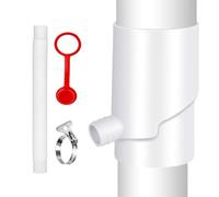 Kit de Barril de captación de Lluvia: Conjunto redirector de bajante a Prueba de Sol, Accesorio de Almacenamiento de Agua Duradero, de Drenaje de fácil instalación | Barriles móviles para el c