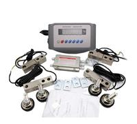 Kit de Báscula Animal Granja, 5000kg/11023lbs Sist-ema Pesaje Ganado con Indicador LCD Alta Precisión y Caja de Unión Impermeable, para Bovinos, Ovejas, Cerdos, Cabras(0.5t)