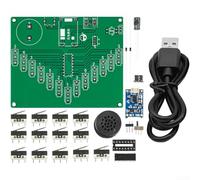 Kit de báscula electrónica Kalimba Pentatonic con PCB de 77 x 44 mm para experimentos educativos en procesamiento de señales de audio (kit + cable de datos)