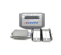 Kit de Báscula para Ganado 5000kg, Plataforma Pesaje Animal Grado Comercial con Celdas de Carga Precisión C3, Báscula Granja Impermeable para Bovinos, Cerdos, Ovejas en Suelos(3t)