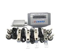 Kit de Báscula para Ganado Robusto, 5000kg/11023lbs Báscula Animal Electrónica con 4 Celdas de Carga Acero Aleación,para Pesar Bovinos, Cerdos, Cabras, Ovejas en Granja(0.5t)