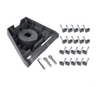 Kit de base de soporte de montaje para Gen 3 con herramientas y abrazaderas de cable, compatible con postes de 32-62 mm, inclinación de 20 grados para una máxima adquisición de señal