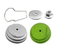 Kit de base para cortacésped con componentes de plástico y aluminio, piezas de repuesto ligeras para podadoras de batería de litio, accesorios de herramientas de jardín fáciles de instalar