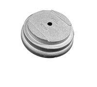 Kit de base para cortacésped de batería de litio, base doble de plástico y aluminio con arandela de tornillo y alambre para anillo para compatibilidad, repuesto de 4 piezas