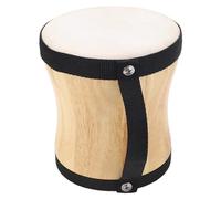 Kit de Batera de Mano Profesional con Palo, Instrumento de Percusin Superior de Piel de Oveja de Madera, para Nios y Adultos, Tambor de Mano Musical Conga Bongo (Black