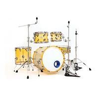 Kit de batería acrílica transparente para práctica, ideal para principiantes adultos que aprenden a tocar