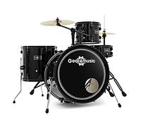 Kit de batería acústica compacto de 4 piezas BDK-1 de Gear4music Black